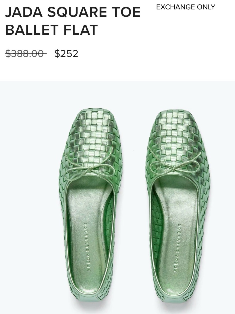 Freda Salvador Woven Ballet Flat